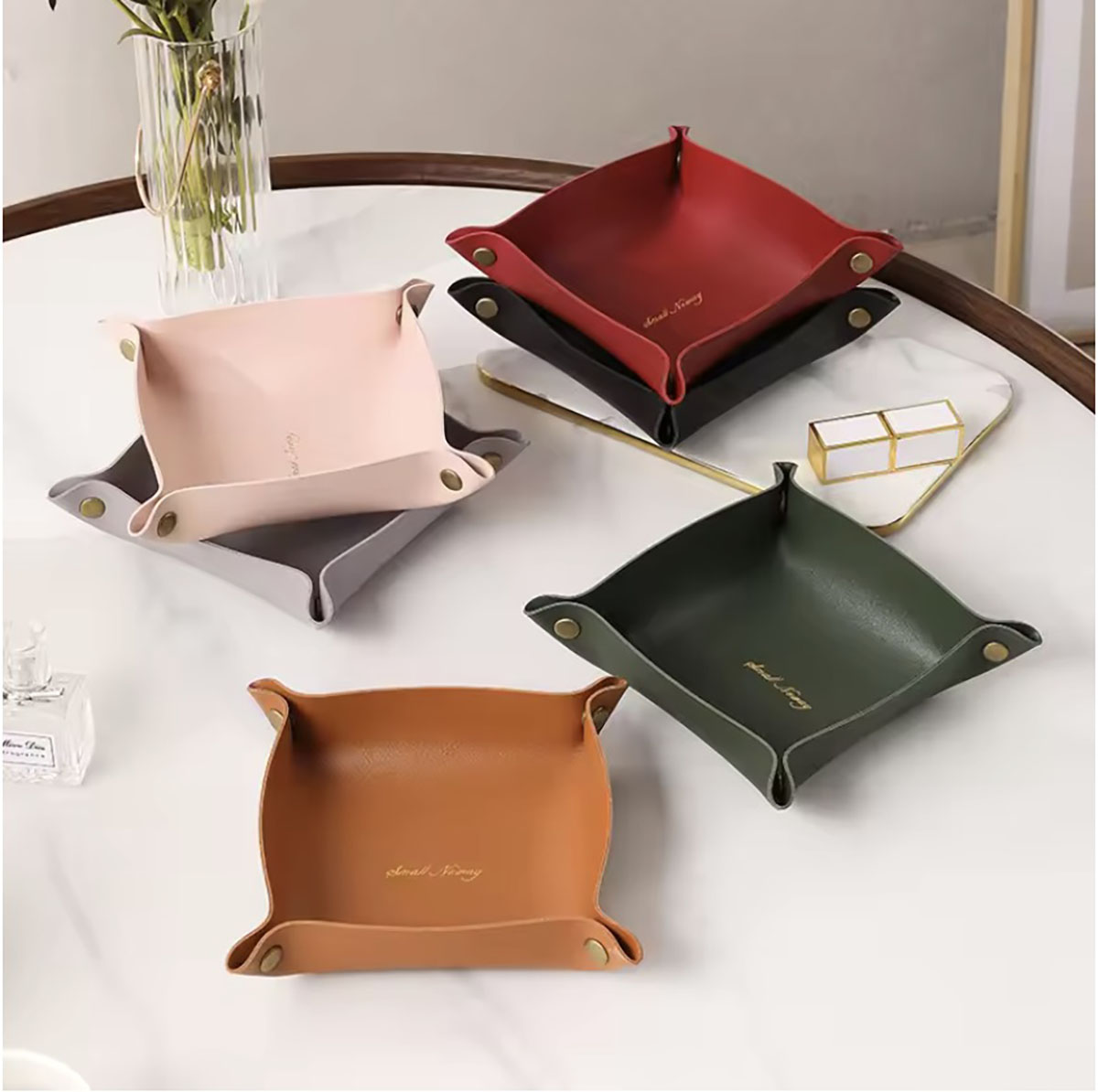 Token Tray Organizer - Plateau de rangement en cuir de