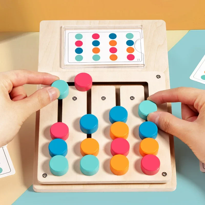 Board Game Design - Tableau d'apprentissage cognitif Montessori en bois