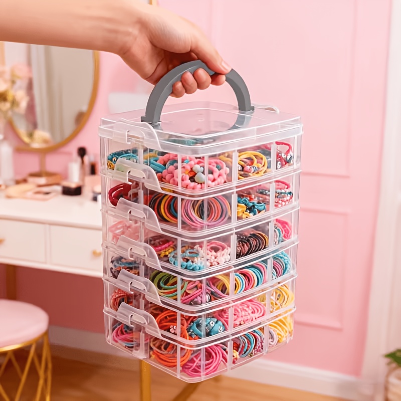 Token Tray Organizer - Boîte de rangement transparente à 5