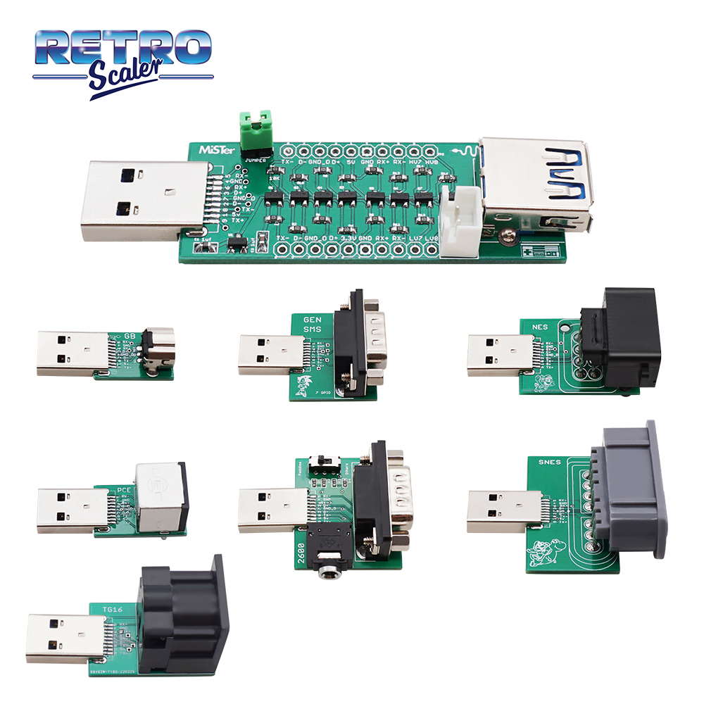Board Game Io - RetroScaler USB 3.0 SNAC contrôleur adaptateur