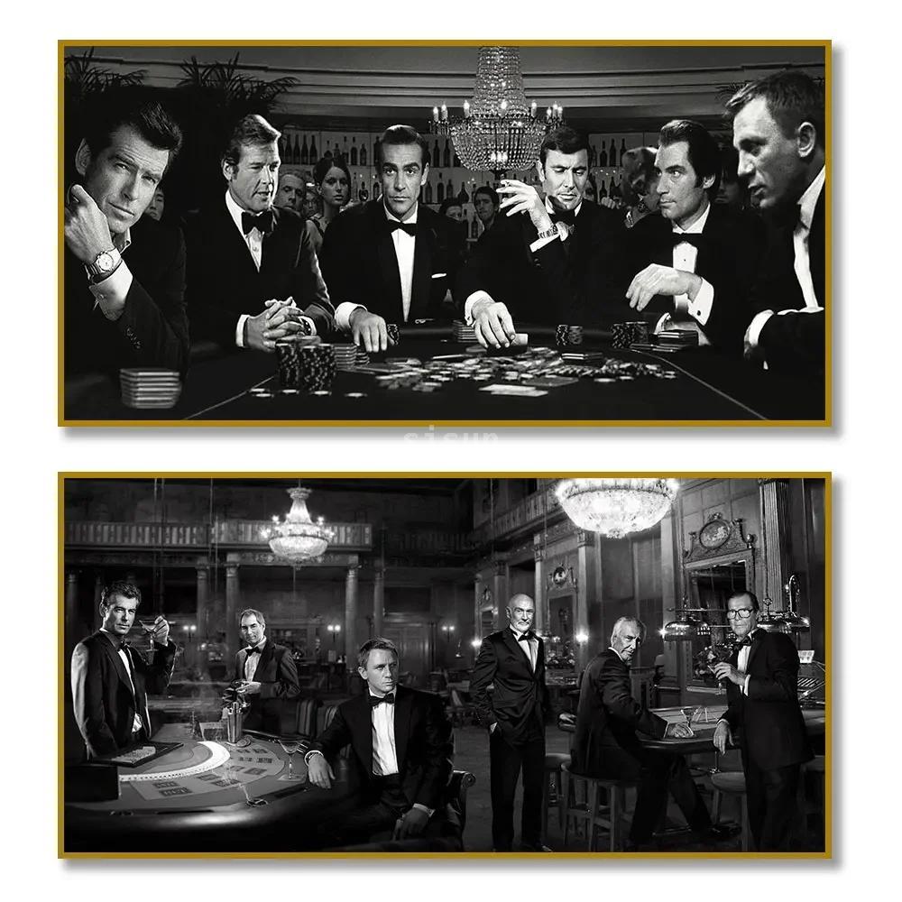 Board Game Hotel - Affiche de film de James Bond,