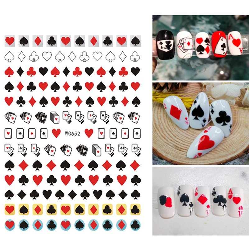 Board Game Design - Autocollants 3D pour les ongles, design