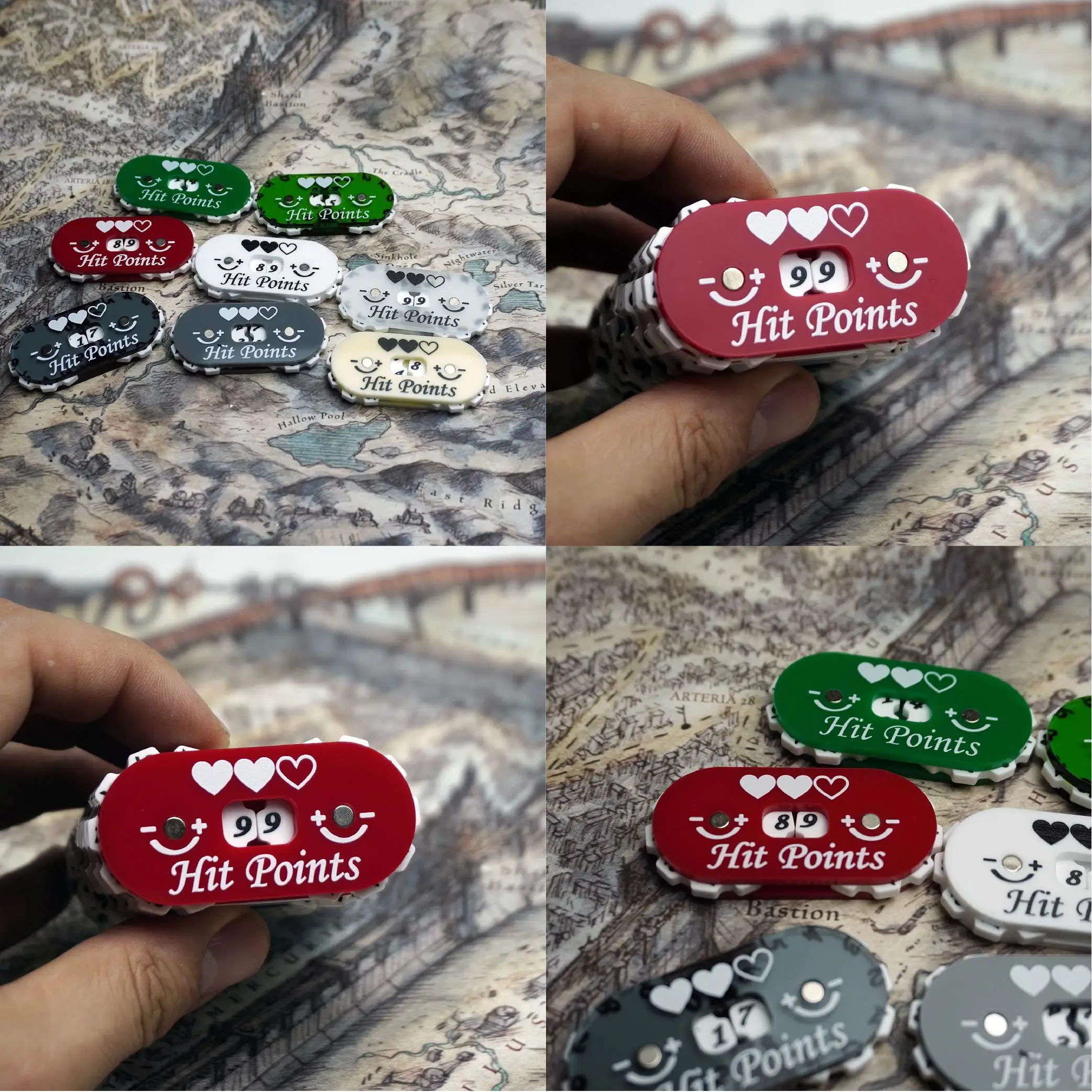 Traqueur premium 60x30 mm pour - Game Token Counter avis et prix
