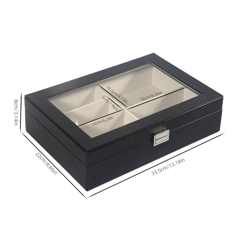 Boîte de rangement noire à 6 c - Token Tray Organizer avis et prix