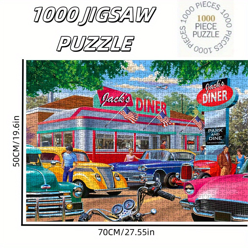 Puzzle vintage de style améric - Jigsaw Puzzle Adult avis et prix
